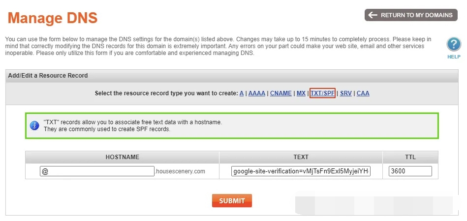 manage dns